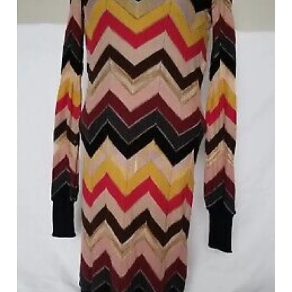 Missoni chevron multi colored knit sheet dress - Picture 3 of 7